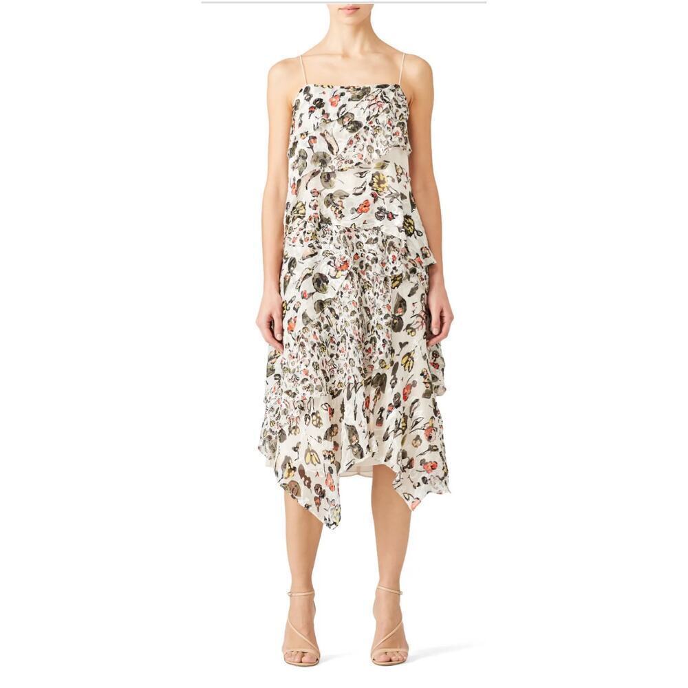 Grey by Jason Woo size 2 
Painterly Floral Dress
